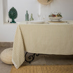 Hossegor - Mantel - Algodón - Verde Tilo
