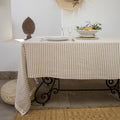 Hossegor - Mantel - Algodón - Topo