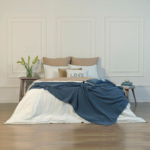 Jeté De Lit Carla - Bleu Orage