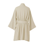 Kimono Bathrobe - Cotton Gauze - Sand - Carla