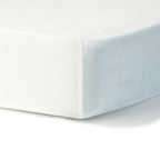 Luna - Drap Housse - Coton Lavé - Blanc