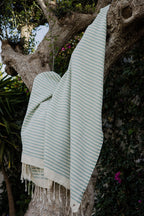 Fouta Xxl Hossegor - Verde Agua - Algodón