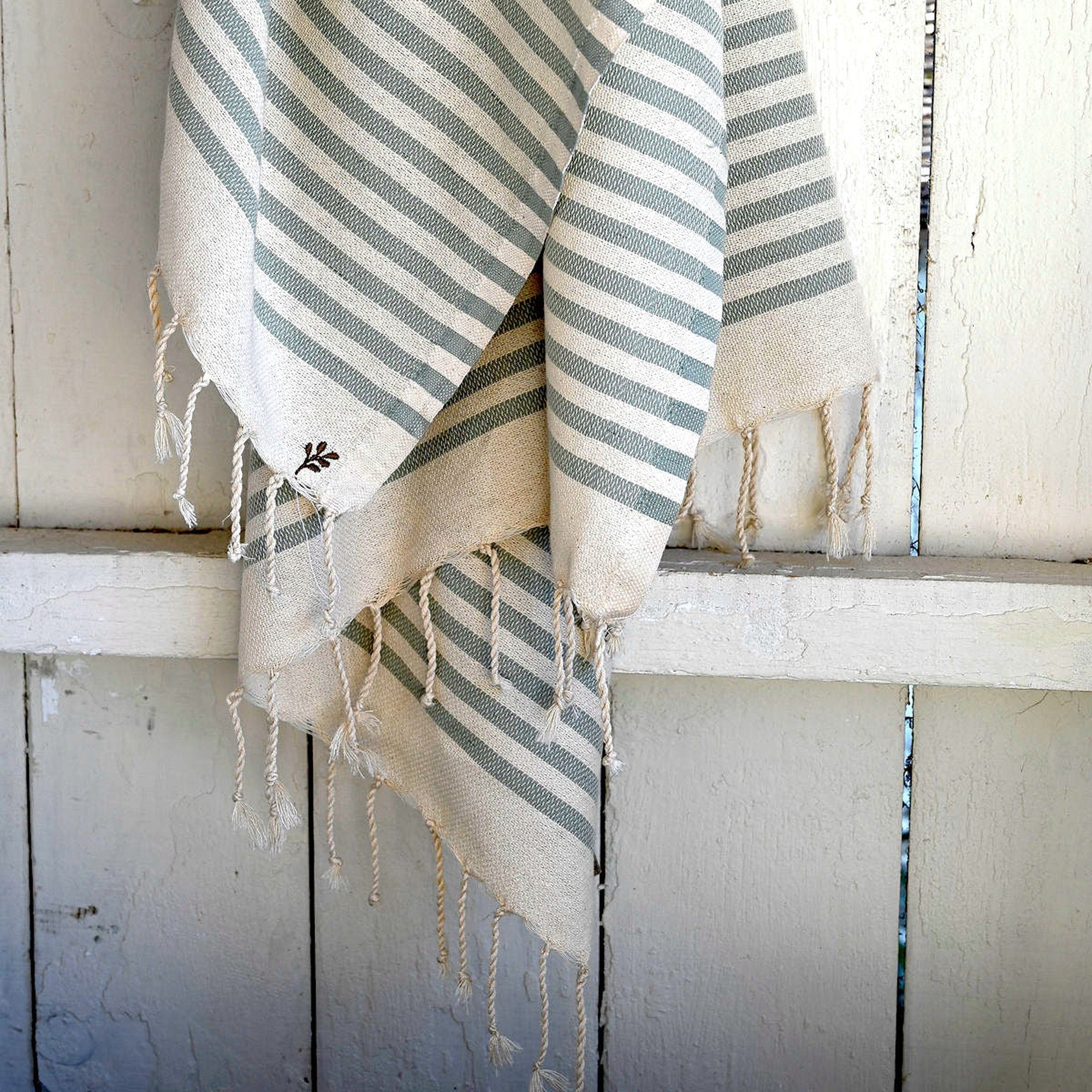 Fouta Xxl Hossegor - Verde Agua - Algodón