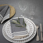 Mahdia - Mantel - Algodón - Gris Medio