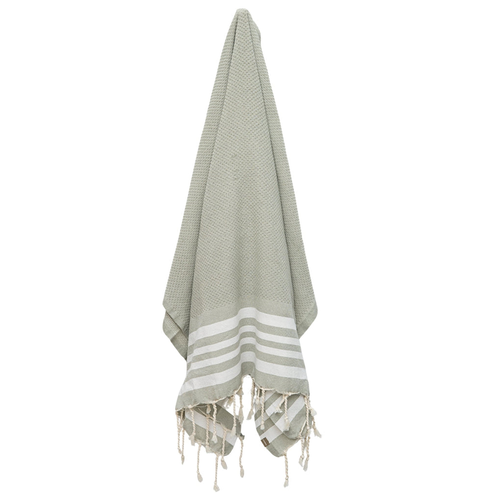Fouta Coton 100X200 Newport Vert Céladon
