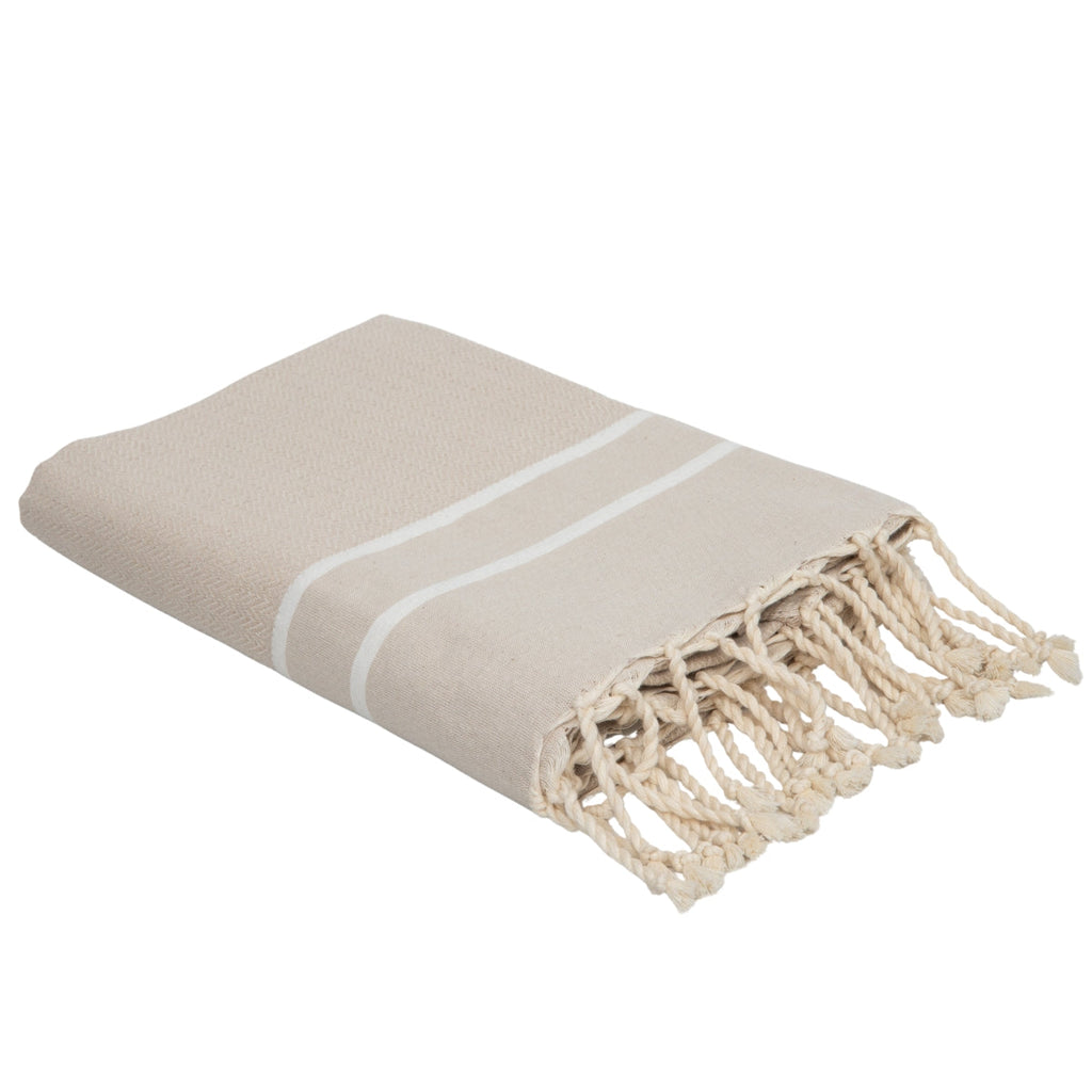Sienna - Fouta Jacquard - Beige