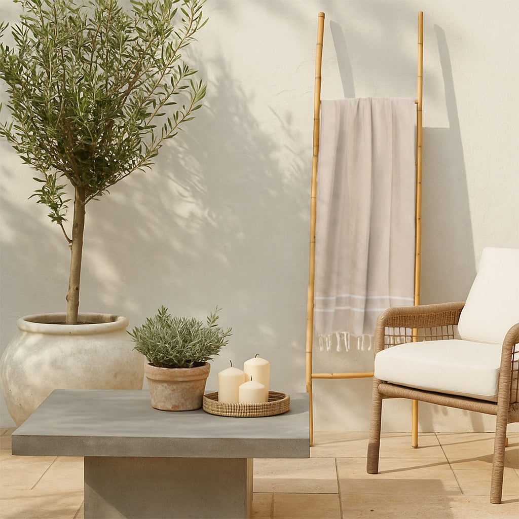 Sienna - Fouta Jacquard - Beige