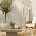 Sienna - Fouta Jacquard - Beige Lin