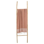 Sienna - Fouta Jacquard - Rose Argile
