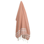 Sienna - Fouta Jacquard - Rose Argile