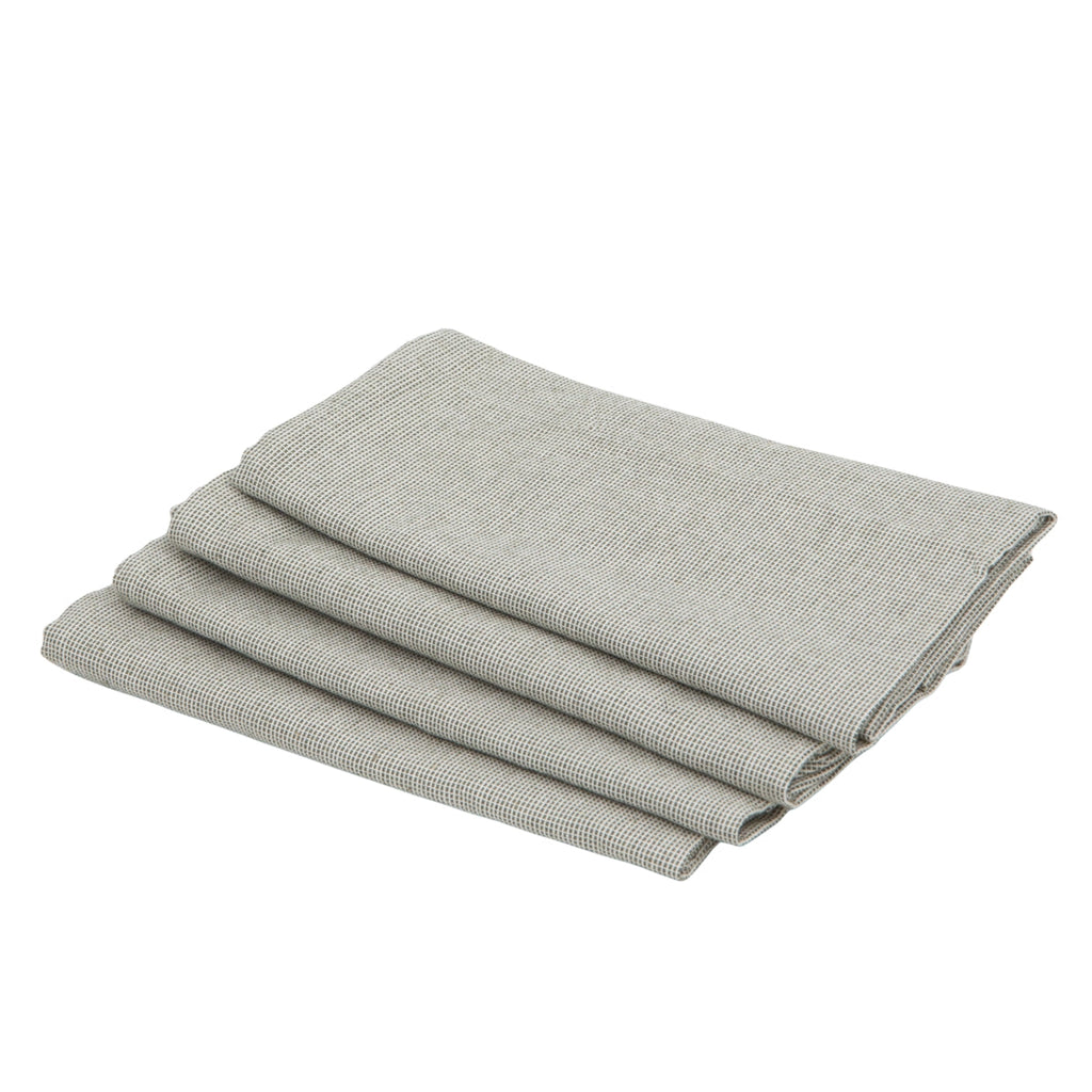 Colette - Lot De 4 Serviettes De Table - Vert Olive