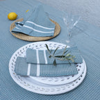 Set de 4 Servilletas Sienna - Azul Petróleo - Algodón