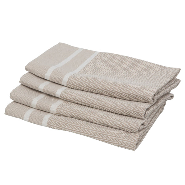 Sienna - Set De 4 Servilletas De Mesa - Beige