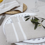 Juego de 4 servilletas Sienna - Beige - Algodón