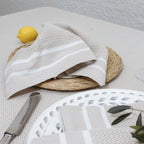 Juego de 4 servilletas Sienna - Beige - Algodón