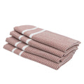 Juego de 4 servilletas de mesa Sienna - Rojo Tomette - Algodón