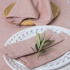 Colette - Nappe + 4 Serviettes - Rouge Tomette