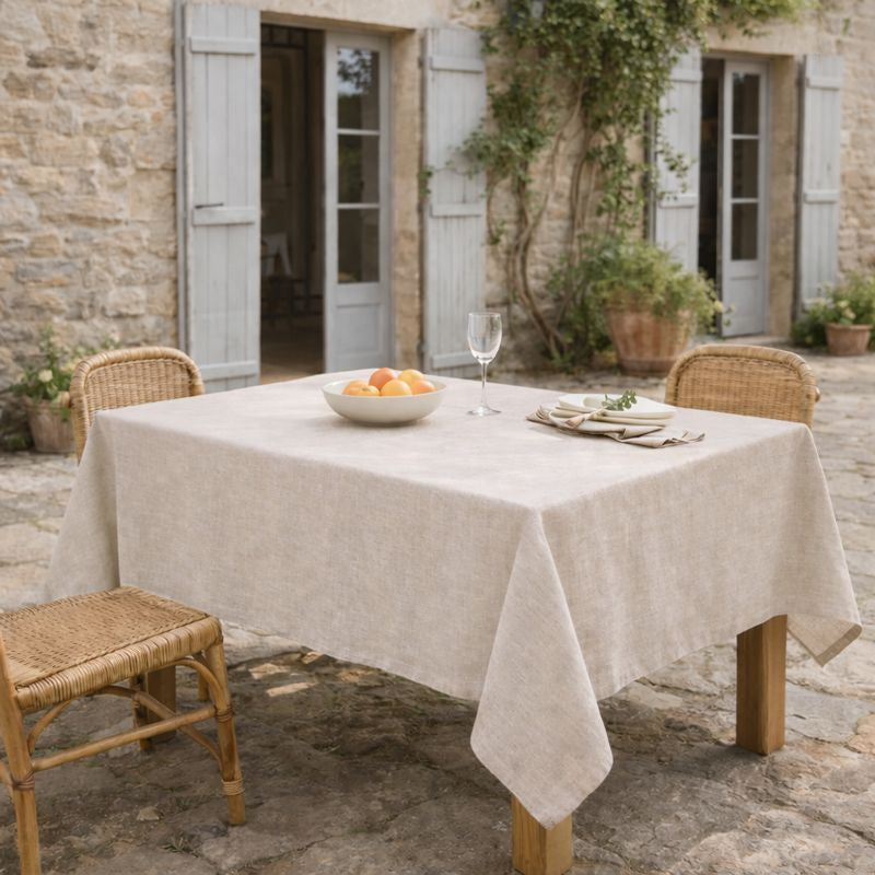 Colette - Table Set - Cotton - Light Taupe