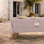 Mantel 8 Servilletas Siena - Tomette Rojo - Algodón