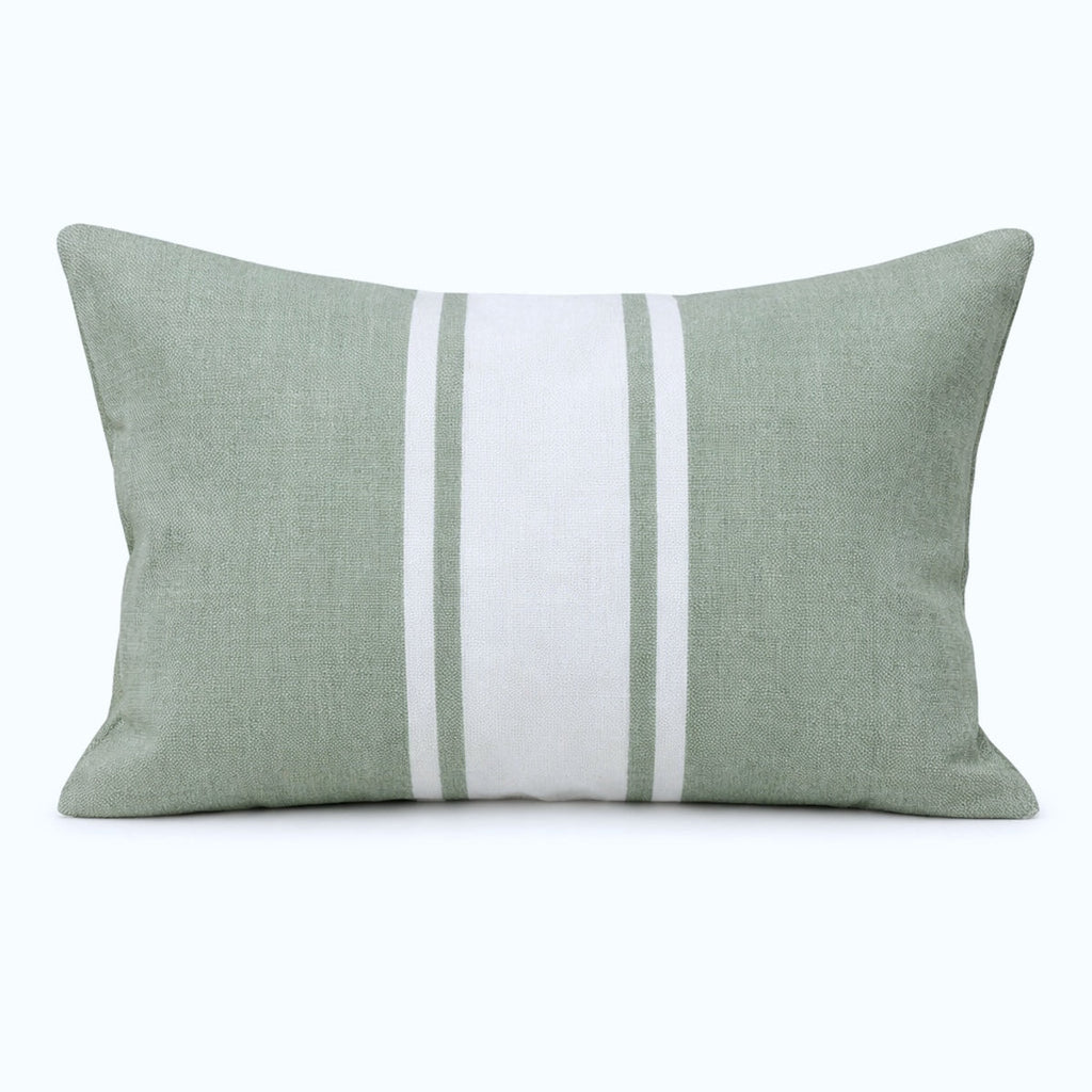 Beach Cushion - Cotton - Sage Green - St Tropez