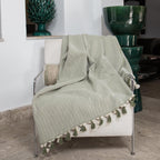 Megeve - Set De 2 Plaids - Algodón - Verde Oliva