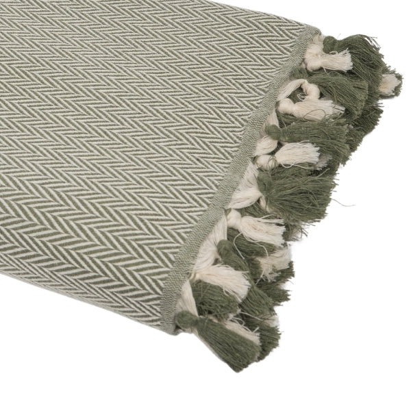 Megeve - Set De 2 Plaids - Algodón - Verde Oliva