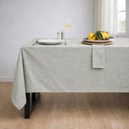 Colette - Nappe + 8 Serviettes - Vert Olive