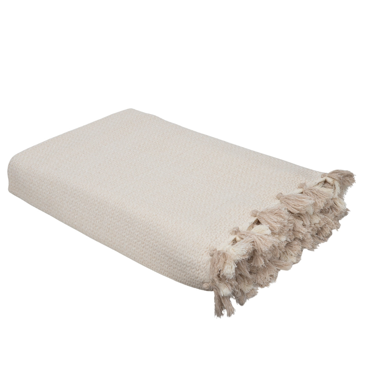 Verbier - Plaid - Algodón - Beige Lino