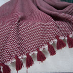 Verbier - Plaid - Algodón - Rojo Burdeos
