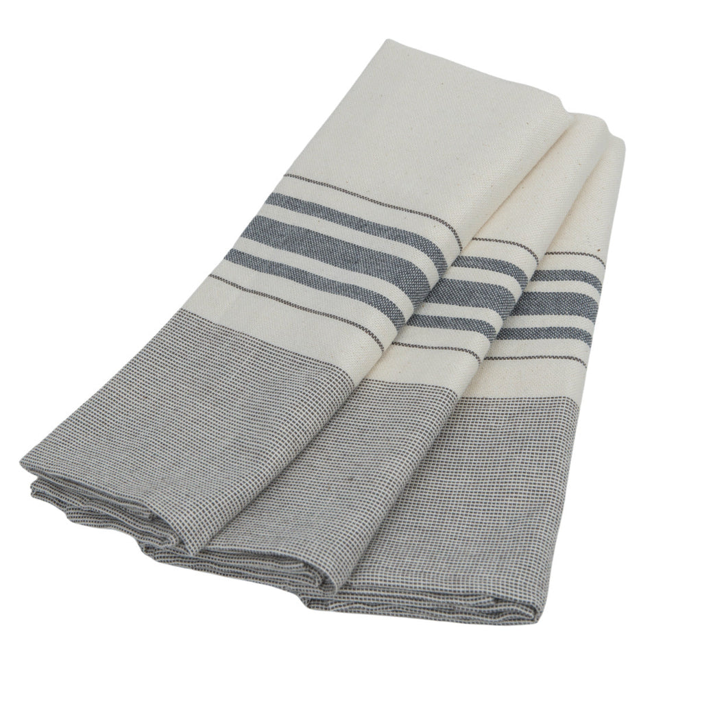 Paño de cocina (X3) Louise - Taupe - Algodón