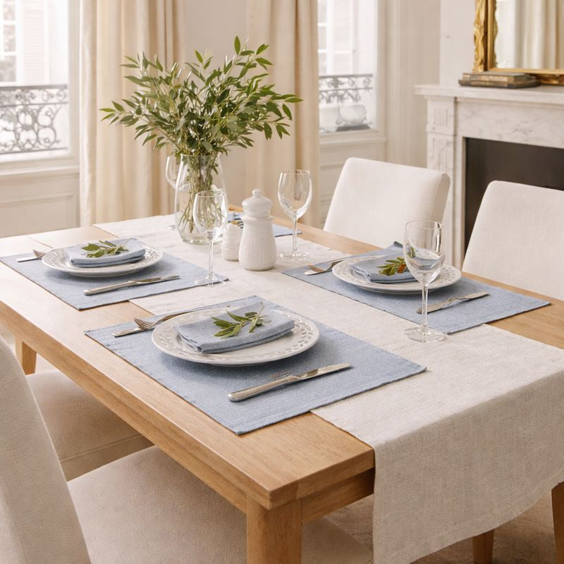 Colette - Set De Table (X4) - Bleu Grec