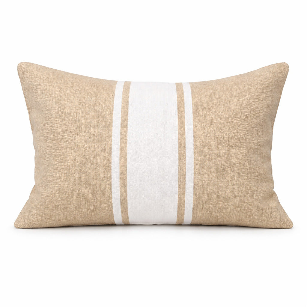 coussin de plage coton 39x25 ST TROPEZ beige