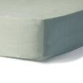 Gaia - Drap Housse - Satin Lavé De Coton Bio - Vert Céladon