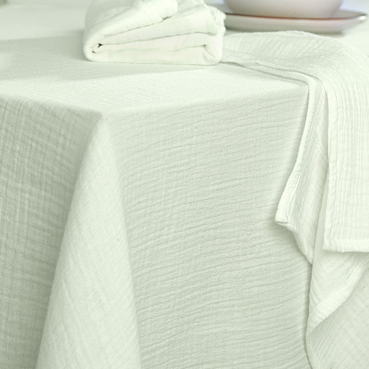 Alma - Lot De 4 Serviettes De Table - Vert Amande