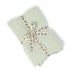 Alma - Lot De 4 Serviettes De Table - Vert Amande