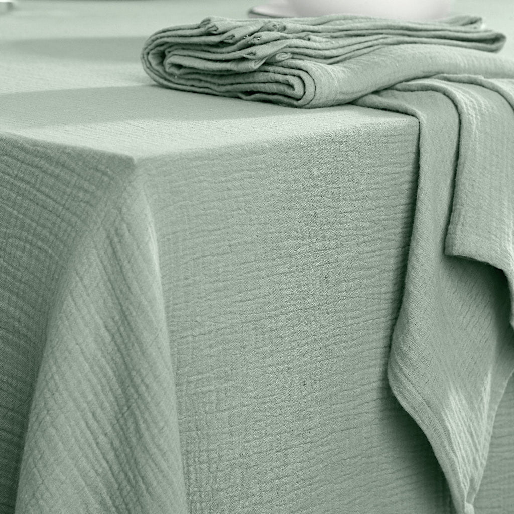 Alma - Lot De 4 Serviettes De Table - Vert Céladon