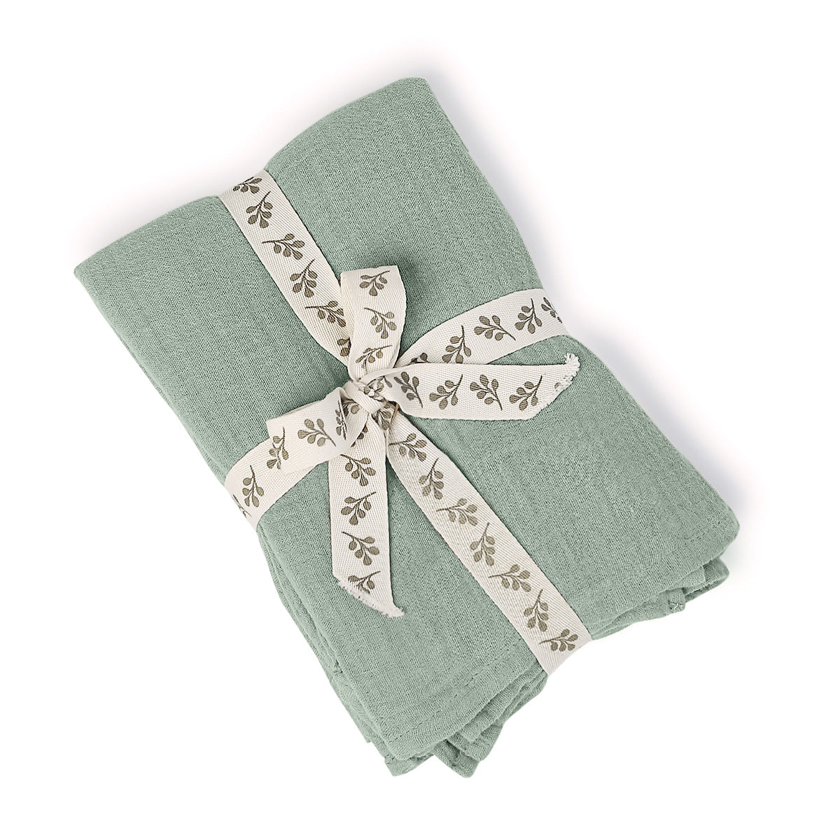 Alma - Lot De 4 Serviettes De Table - Vert Céladon