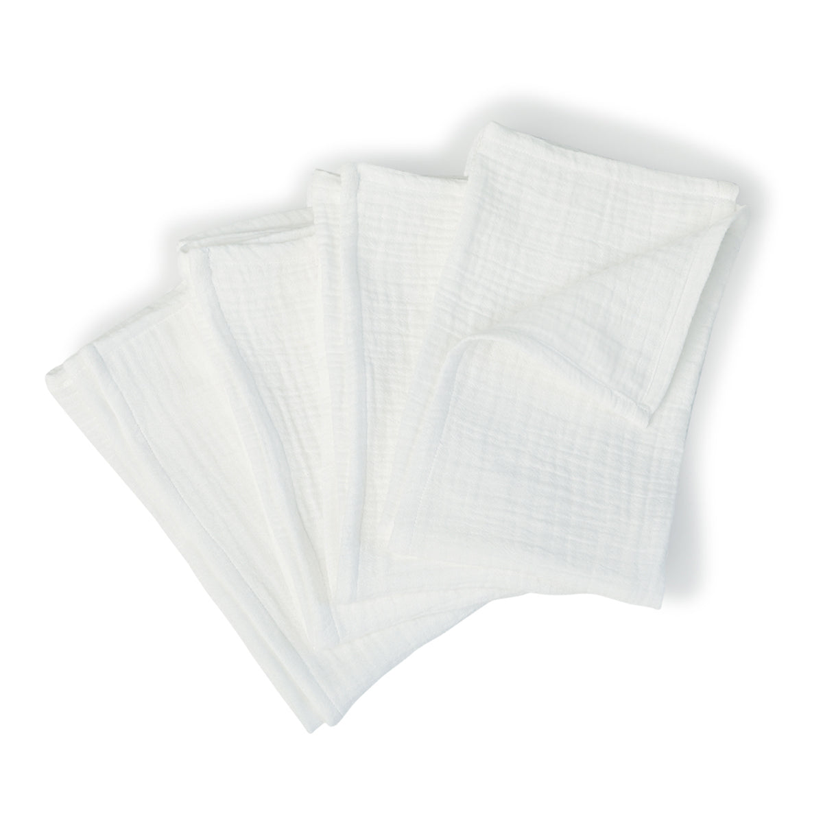 Alma - Nappe + 4 Serviettes - Blanc