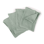 Alma - Nappe + 4 Serviettes - Vert Céladon