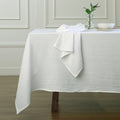 Alma - Nappe + 8 Serviettes - Blanc