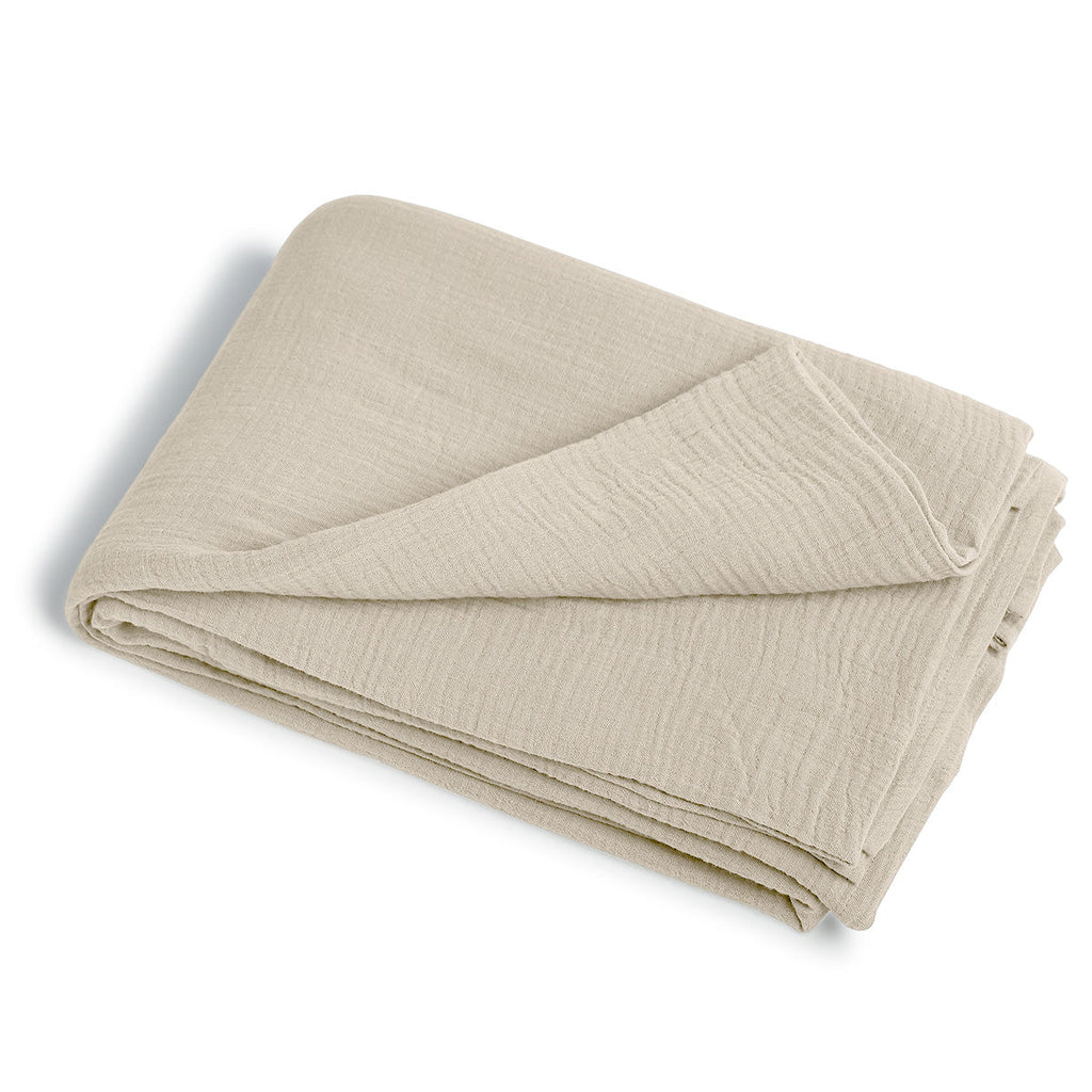 Alma - Nappe + 4 Serviettes - Beige Clair