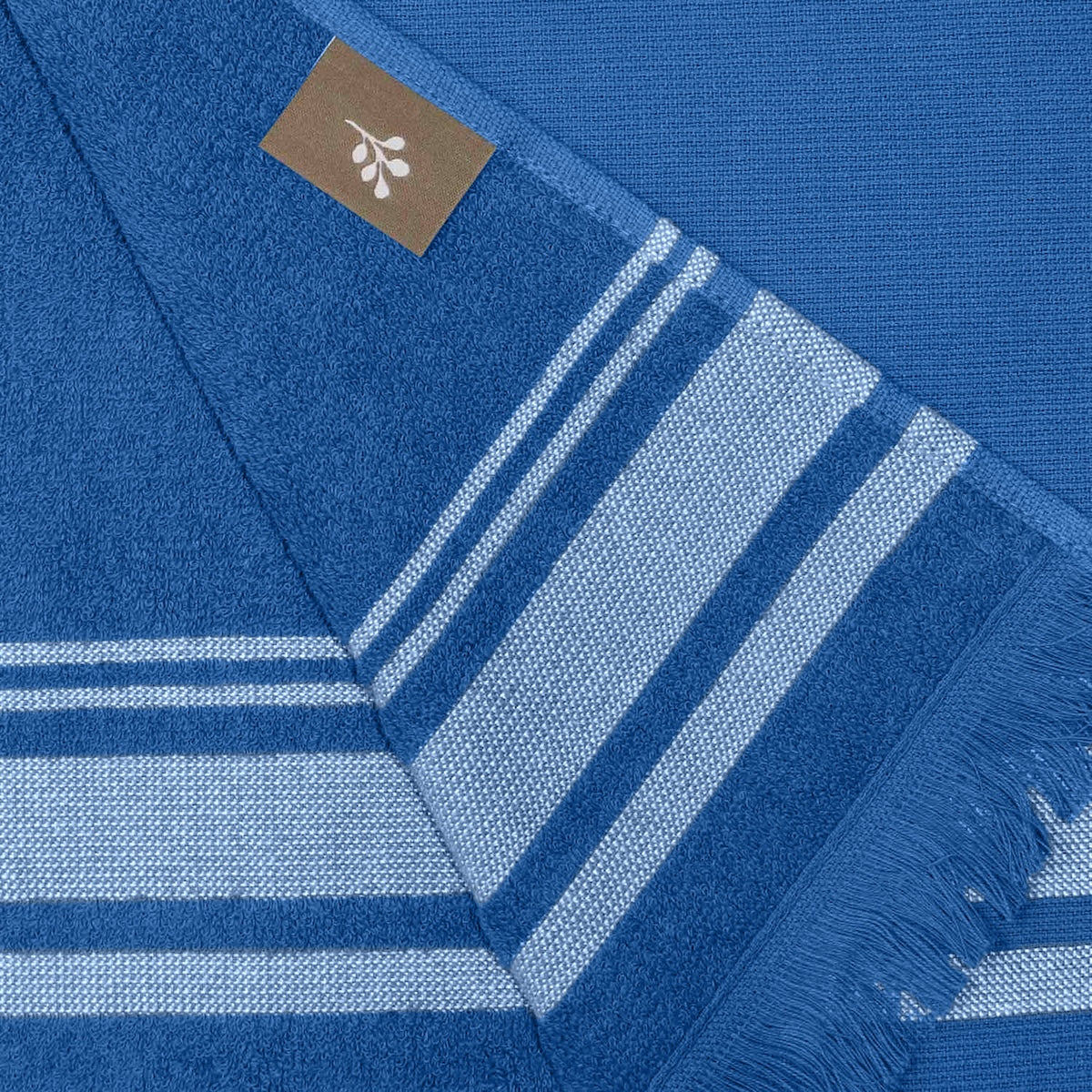 Fouta XXL - Rizo - Azul Denim / Greige - Faro