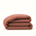 Luna - Duvet Cover - Washed Cotton - Terracotta