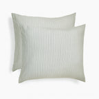 Lunar Mix - Bedding Set - Washed Cotton - White/Celadon Green