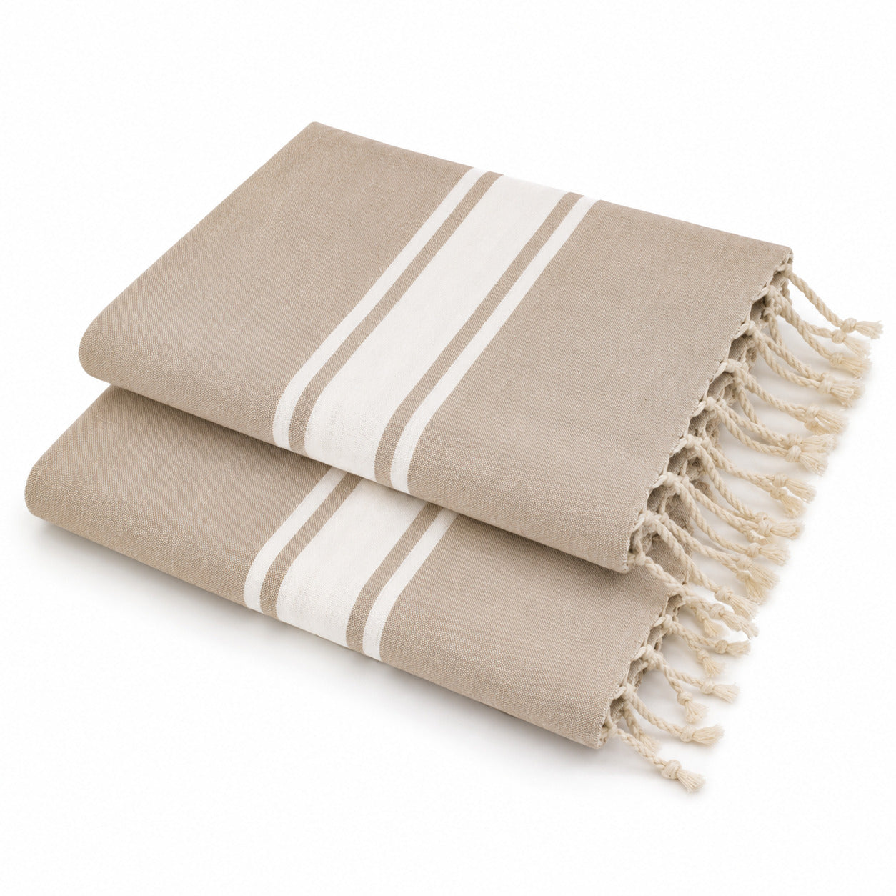 St Tropez - Lot De 2 Foutas - Beige