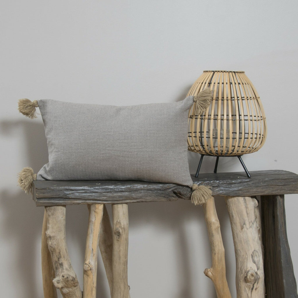 Stockholm - Cushion - Cotton - Taupe