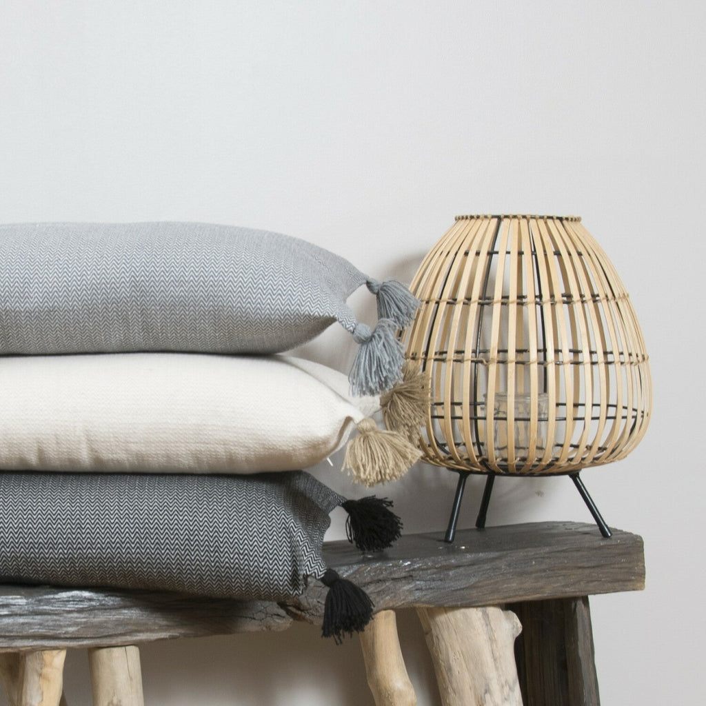 Stockholm - Cushion - Cotton - Pearl Grey
