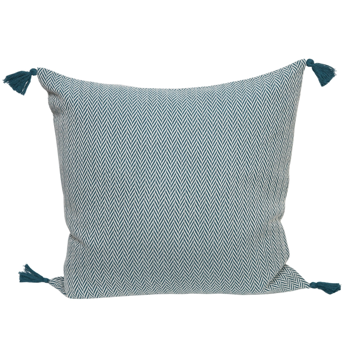 Megeve - Coussin - Coton - Bleu Pétrole
