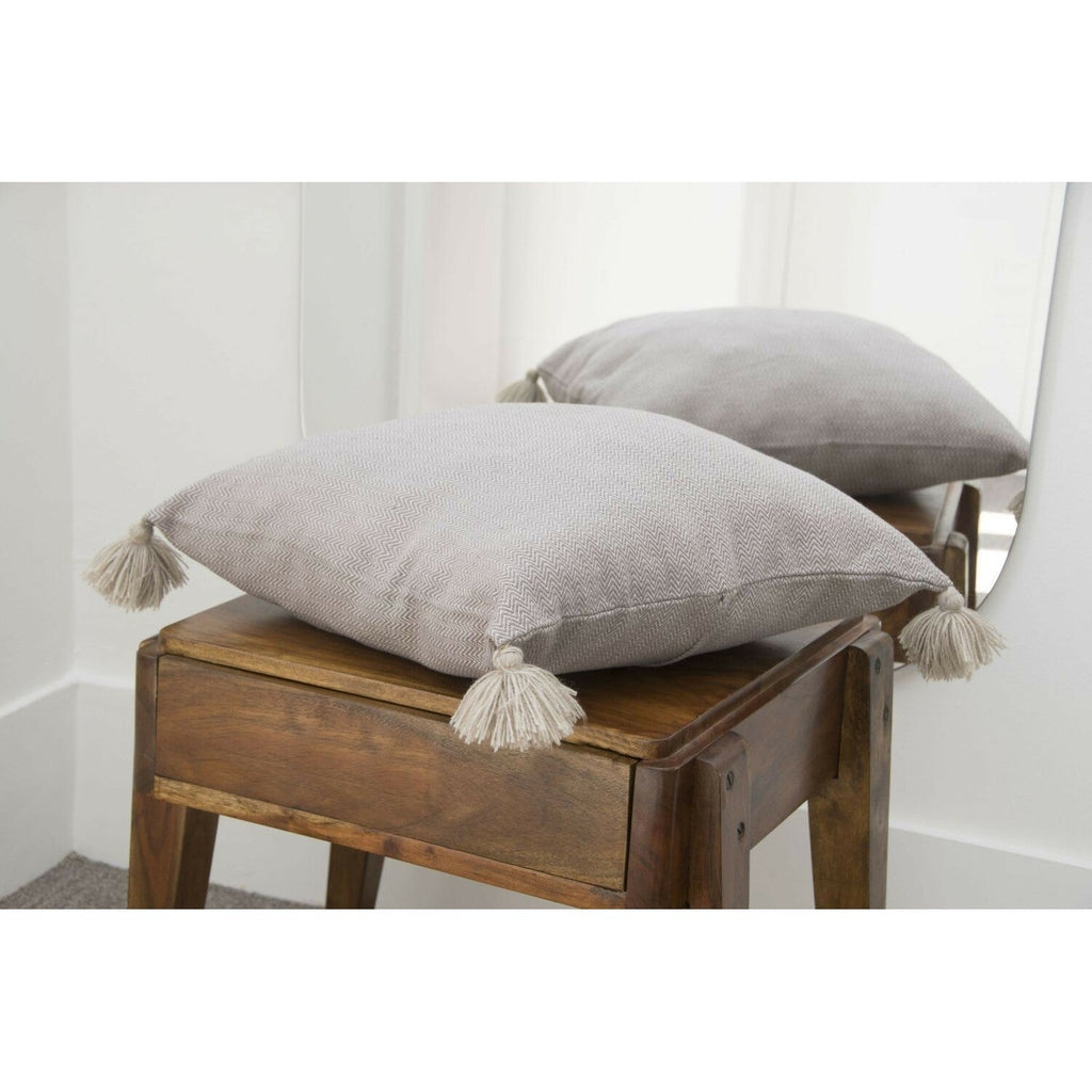 Stockholm - Cushion - Cotton - Taupe