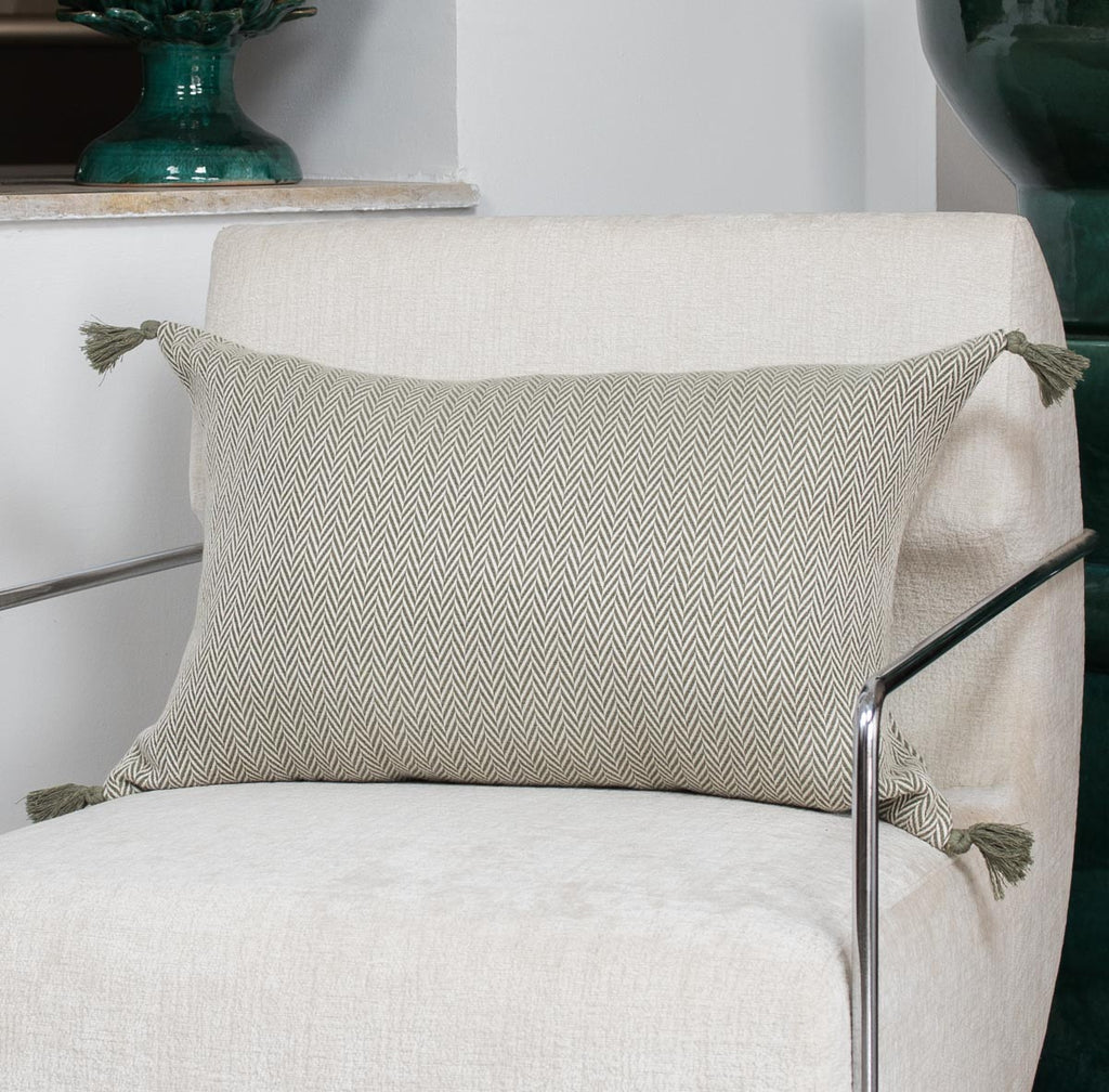 Megeve - Cushion - Cotton - Olive Green
